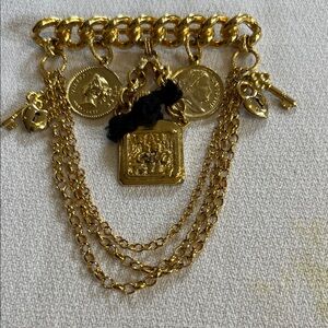 Kirks Folly Gold Charm Broach